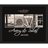 Personalized Western " Love " Framedキャンバス – Small