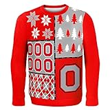 KLEW NCAA Busyブロックセーター XL レッド