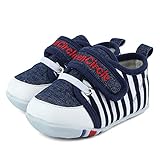 Tortor 1bacha(JP)　男女兼用　ベビーシューズ　男の子　子供靴　女の子　キッズ　乳児靴　春秋　ファーストシューズ　スニーカー　赤ちゃん　新生児　ストライプ　歩き始め　出産祝い　11.5-