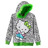 Hello Kitty Big Girls ' Zebra Hoodie US サイズ: XL