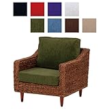ソファ 一人掛け アジアン家具 ラタンソファ 籐家具 チェアー 1人掛け RL-1430NA-1C(ブラウン)