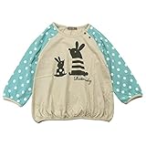 【H28年春物】 nico hrat(ニコフラート) 製品洗い加工済み 42/2天竺ラビット長袖Tシャツ 130cm/SA NO.B-260206