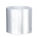uxcell PVC熱収縮チューブ 電池ラップ フラット幅29.5mm 18650電源用 長さ2m クリア