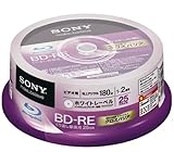 SONY ビデオ用BD-RE 書換型 片面1層25GB 2倍速 プリンタブル 25枚スピンドル 25BNE1VCPP2