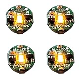 Lezalic LED 電飾 磁気スイッチ 3個セット ボタン電池 (CR927対応) 超小型 ワイヤレス 模型 プラモデル フィギュア ライト 照明 極小 (ブルー)