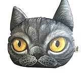 Lovely cat車ヘッドレスト頭枕チャコールバッグ内側30 cm * 22 cm 30*22 cm TS12FS0980
