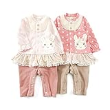 coeur a coeur (クーラクール ) カバーオール (70～80cm) キムラタンの子供服 (44454-174) ピンク 70