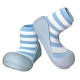 ベビーシューズ アティパス NaturalHerb ナチュラルハーブ ブルーボーダー S 10.8cm