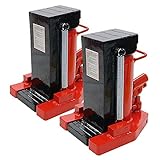 油圧式 爪付きジャッキ レッド 爪部約15t 頭部約30t 2台 セット 油圧ジャッキ 爪ジャッキ ボトルジャッキ 爪式 ジャッキ 手動 ジャッキアップ 爪付 爪つき つめ付き ツメ付き 工具 修理 