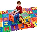 Soft Baby Children Play Mat Gym Foam Alphabet 26 Piece Each Tile 31.5 cm x 31.5 cm / 1cm Thick with 
