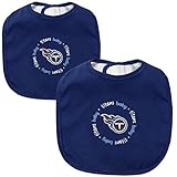 Baby Fanatic Team Color Bibs, Tennessee Titans, 2-Count by Baby Fanatic [並行輸入品]