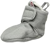 Lodger Cotton Quilt Baby Booties (0 - 3 Months, Grey) by Lodger