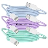 ライトニングケーブル-usb-c アイフォン充電ケーブル-タイプc 1.8M 3本入り【MFi認証 ナイロンで強化 lightningケーブル】USB-Type-C 急速充電 高速データ同期 断線にくい アイホン充電ケーブル usb c 充電器 For phone14/13/12/pro/max,pad,carplayなどlighting設備対応 [yingsj]
