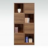 ラック シェルフ 完成品 約幅75cm 4段 ブラウン 木製 国産品 日本製