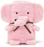 Brownlow Cuddly Elephant Baby Blanket / Receiving Blanket (Pink) by Brownlow
