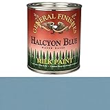 一般的な仕上げPHBミルクペイント、1パイント、Halcyonブルー