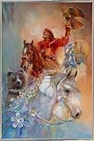 The King 's Huntsman by Dentonルンド 34.5"x23" 14986-60-22FUSA