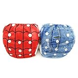 LilBit 2 pcs Pack Boys' Adjustable Baby Swim Pants by LilBit