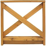 日本製 高耐候性 レッドシダー ウッドデッキ キット クロスフェンス 91cm×91cm カナダ産米杉 RD-CF90