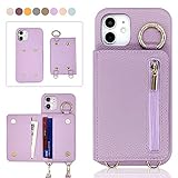 Carambola iphone11proケース ショルダー カード収納 背面 取り外し 財布型 スマホケース ショルダー タイプ リング付