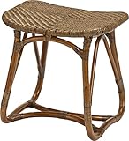 マダムロタン アンティークブラウン 幅42×奥38x高さ35×座高34cm スツール 軽量 01-0288-00