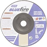 Norton Blue Fire Foundry Depressed Center Abrasive Wheel, Type 27, Zirconia Alumina and Silicon Carb