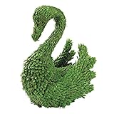 Design Toscano European Style Sculptural Swan Rabbit Topiary [並行輸入品]