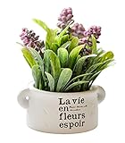 人工植物陶器ポットの偽植物