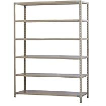 プラス KR軽量ラック (天地6段) 幅1512×奥行312×高さ1800mm Amazon | プラス KR 軽量 スチールラック 業務用 (天地6段) 耐荷重