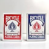 Bicycle バイシクルライダーバック 赤 青 2個セット マジックに最適