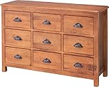 NW-733 ワイドチェスト 9D (メーカー直送) 引出し 9段 収納 ノエ 東谷株式会社 【送料無料】