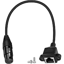 Amazon.co.jp: Poyiccot xlr RJ45 変換 ケーブル dmx ケーブル、RJ45