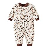 Zhhlinyuan 良質 Fall Winter 赤ちゃん Girls Boys Flannel Warm Jumpsuits Newborn Jumpsuits Outfit