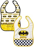 ワーナー Warner バットマン 乳幼児 2Pエプロン ブラック ポリエステルスムス×ブロード X2C31