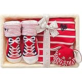 （BORN FREE/ボーンフリー）おしゃれベビーカゴ入りギフト　レッド (505-1001r)