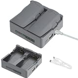 DJI NEO2 対応 バッテリー充電器 PD急速バッテリーチャージャー 2個のバッテリーを同時充電可能 貯蔵モードと放電モード付き 充電ケーブル付き