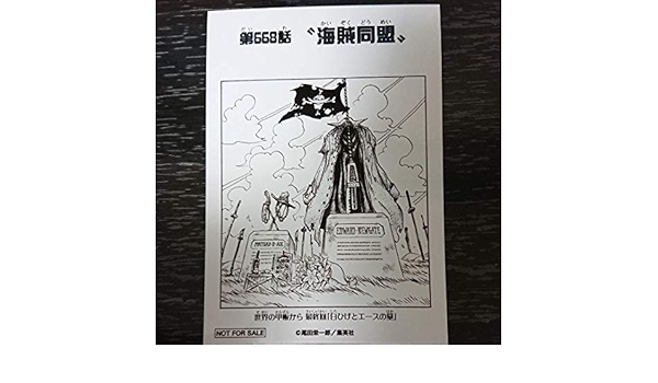 ワンピース 扉絵ブロマイド 668話 白ひげとエースの墓 ホビー 通販 Amazon Co Jp