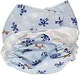CuteyBaby That's a Wrap Diaper Cover, Airplanes, Large by CuteyBaby