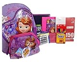 Sofia the First Backpack School Supplies Set - 9 Piece Bundle [並行輸入品]