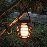 RaiFu キャンドル ランタン LED ガーデン ヤード 屋外装飾 ソーラー 街路灯 ライト