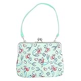 クーザ ディズニー がま口タイプ マルチケース アリエル DGMM-2503K 持ち運びに便利なハンドル付き