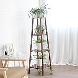 クリエイティブ 高品質の木製の花の棚の木製の木製のシンプルなモダンなリビングルームのバルコニー蘭の緑の植物のポットラックのフロアラック フラワースタンド