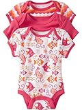 OLD NAVY オールドネイビー 半袖ロンパース ピンクマルチカラー３枚セット サイズ１８Ｍ－２４Ｍ（１歳半～２歳） UAS直輸入 並行輸入品