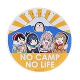 アクロス ゆるキャン△ リフレクターマグネットステッカー 01 NO CAMP NO LIFE