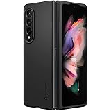Spigen Galaxy Z Fold3 ケース [ SC-55B | SCG11 ] レンズ保護 [ 厚さ 0.8ｍｍ ] 超薄型 重さ15g 超軽量 パーフェクト・フィット ギャラクシー フォールド3 エアースキン ACS03086 (ブラック