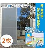遮熱クールアップ 遮光シート 2枚セット 100×200cm