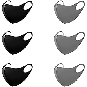 Tinawells 洗えるマスク 6枚セット 立体型 ファッションマスク 夏用 洗える 在庫あり 吸汗速乾 繰り返し使え…