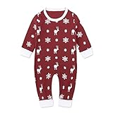 (リトルシング) Little Thing ベビー用　クリスマス衣装 ★ サンタ　ロンパース　綿　可愛い　パジャマ　普段着　プレゼント　70-100cm (90（身長70cm-75cm）)
