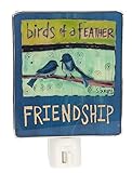 Birds of a Feather FriendshipカスタムアートワークShade Night Light – byガンツ