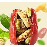 紅棗夾核桃 グリーンレーズン 干し赤棗とクルミの組み合 500gX2袋